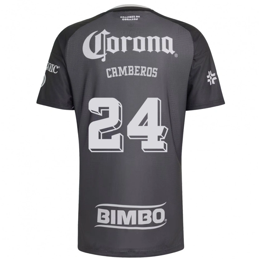 Danxen Kinder Scarlett Camberos #24 Grau Weiß Schwarz Auswärtstrikot Trikot 2026/27 T-Shirt Österreich
