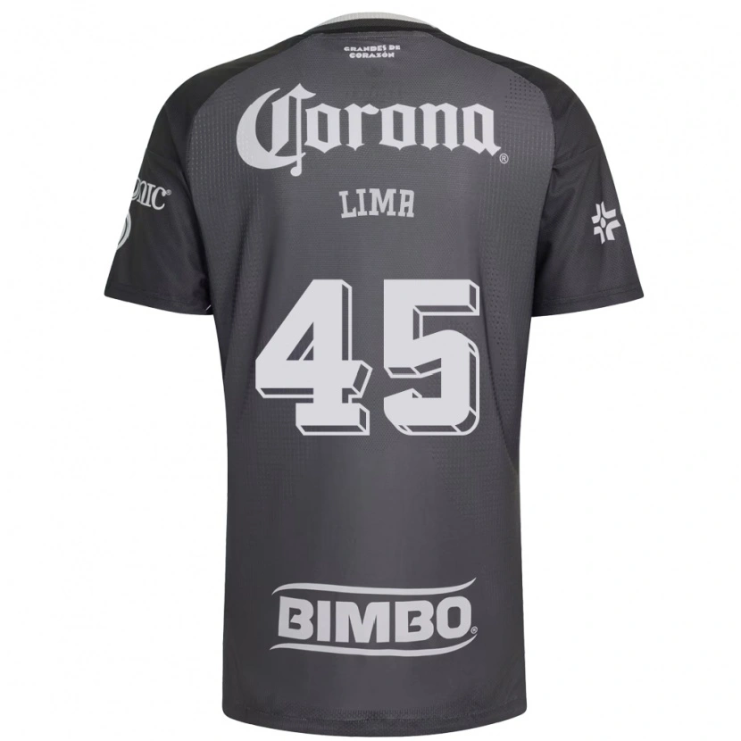 Danxen Kinder Vinícius Moreira De Lima #45 Grau Weiß Schwarz Auswärtstrikot Trikot 2026/27 T-Shirt Österreich
