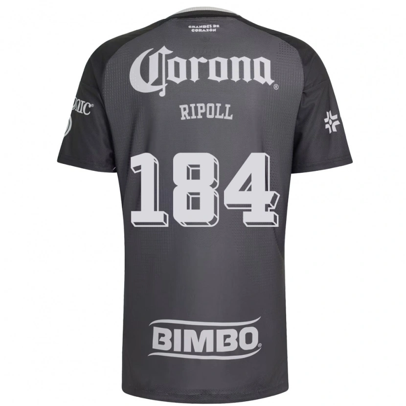 Danxen Kinder Alonso Ripoll #184 Grau Weiß Schwarz Auswärtstrikot Trikot 2026/27 T-Shirt Österreich