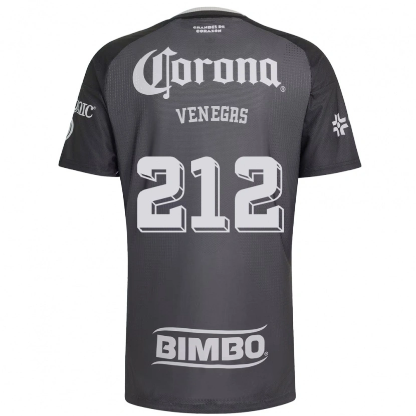 Danxen Kinder Sebastián Venegas #212 Grau Weiß Schwarz Auswärtstrikot Trikot 2026/27 T-Shirt Österreich