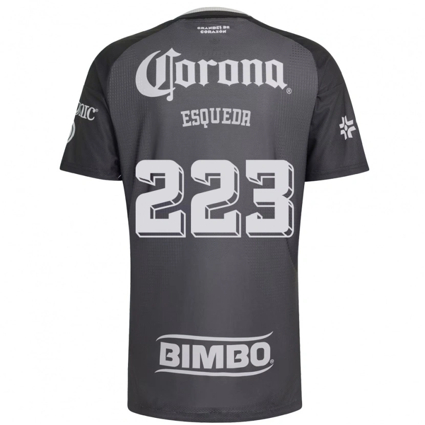 Danxen Kinder Diego Esqueda #223 Grau Weiß Schwarz Auswärtstrikot Trikot 2026/27 T-Shirt Österreich