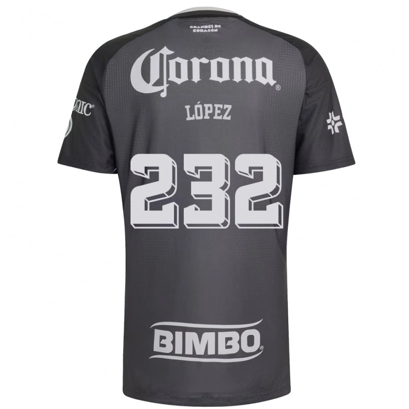 Danxen Kinder Rodrigo López #232 Grau Weiß Schwarz Auswärtstrikot Trikot 2026/27 T-Shirt Österreich