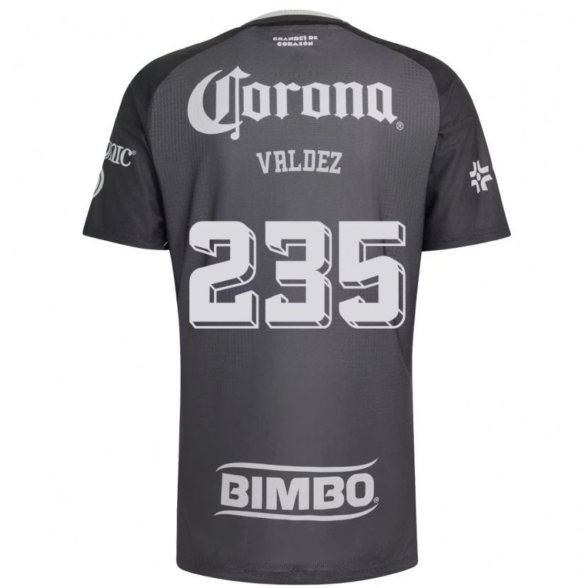 Danxen Kinder Adonai Valdez #235 Grau Weiß Schwarz Auswärtstrikot Trikot 2026/27 T-Shirt Österreich