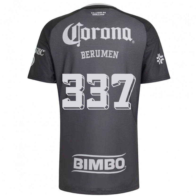 Danxen Kinder Gabriel Berumen #337 Grau Weiß Schwarz Auswärtstrikot Trikot 2026/27 T-Shirt Österreich