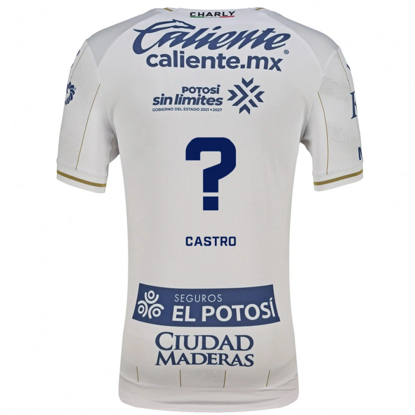 Danxen Kinder Juan Castro #0 Weiß Blau Auswärtstrikot Trikot 2026/27 T-Shirt Österreich