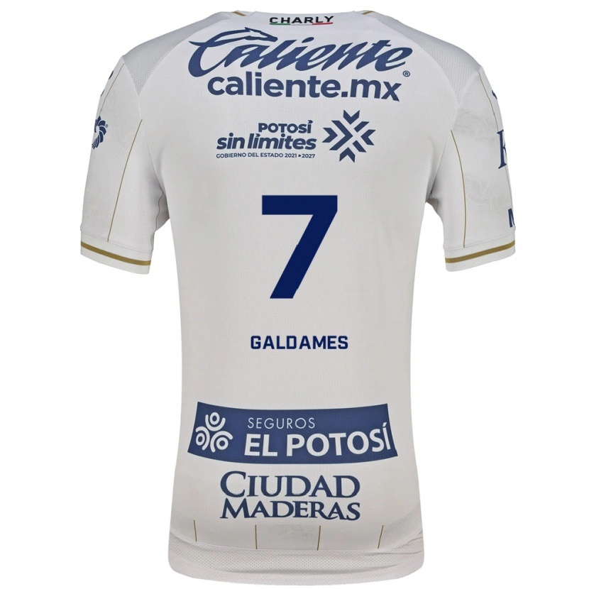 Danxen Kinder Benjamín Galdames #7 Weiß Blau Auswärtstrikot Trikot 2026/27 T-Shirt Österreich