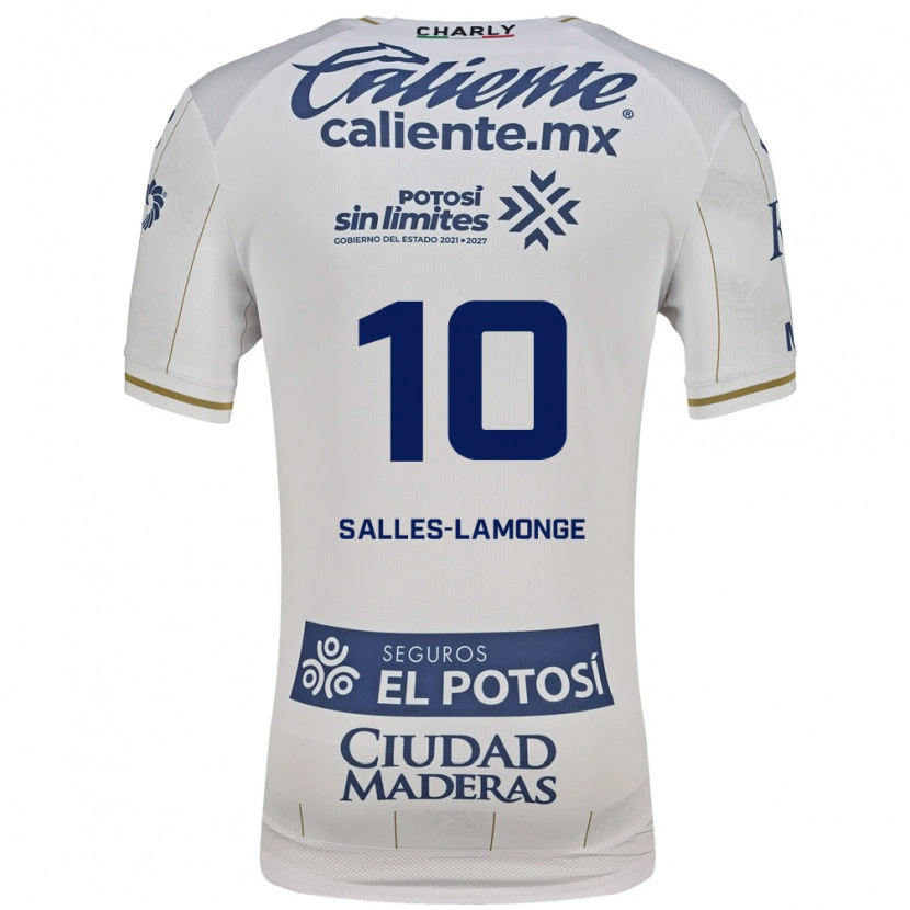 Danxen Kinder Sébastien Salles-Lamonge #10 Weiß Blau Auswärtstrikot Trikot 2026/27 T-Shirt Österreich