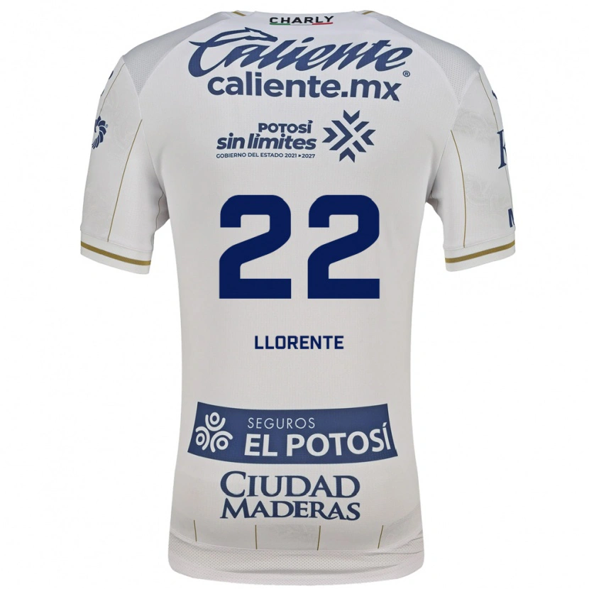 Danxen Kinder Rafa Llorente #22 Weiß Blau Auswärtstrikot Trikot 2026/27 T-Shirt Österreich