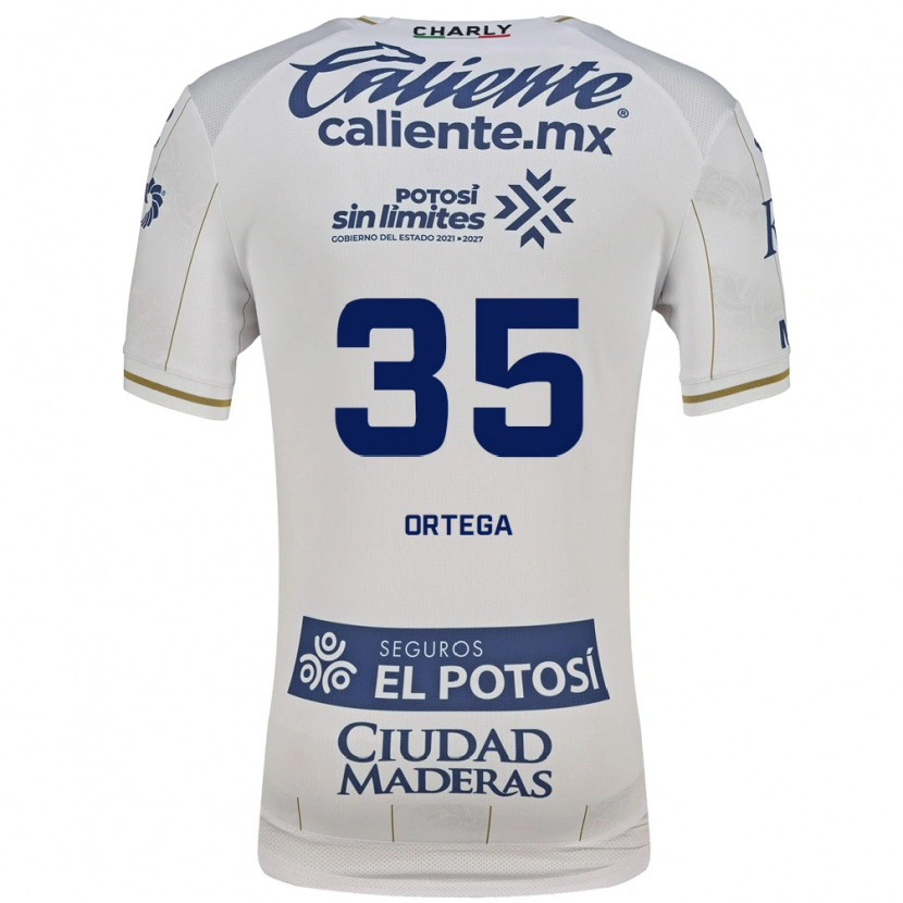 Danxen Kinder Kevin Ortega #35 Weiß Blau Auswärtstrikot Trikot 2026/27 T-Shirt Österreich
