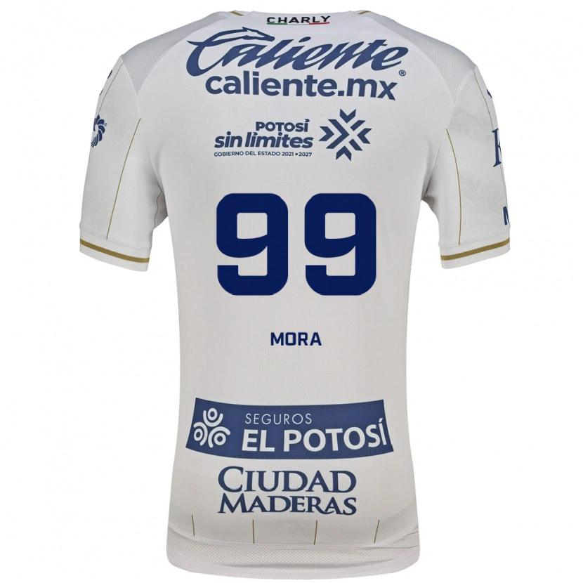 Danxen Kinder Felipe Mora #99 Weiß Blau Auswärtstrikot Trikot 2026/27 T-Shirt Österreich