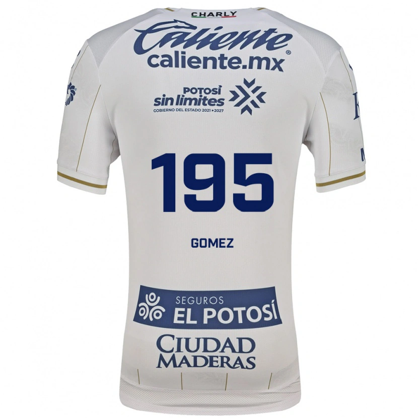 Danxen Kinder Isaác Gómez #195 Weiß Blau Auswärtstrikot Trikot 2026/27 T-Shirt Österreich