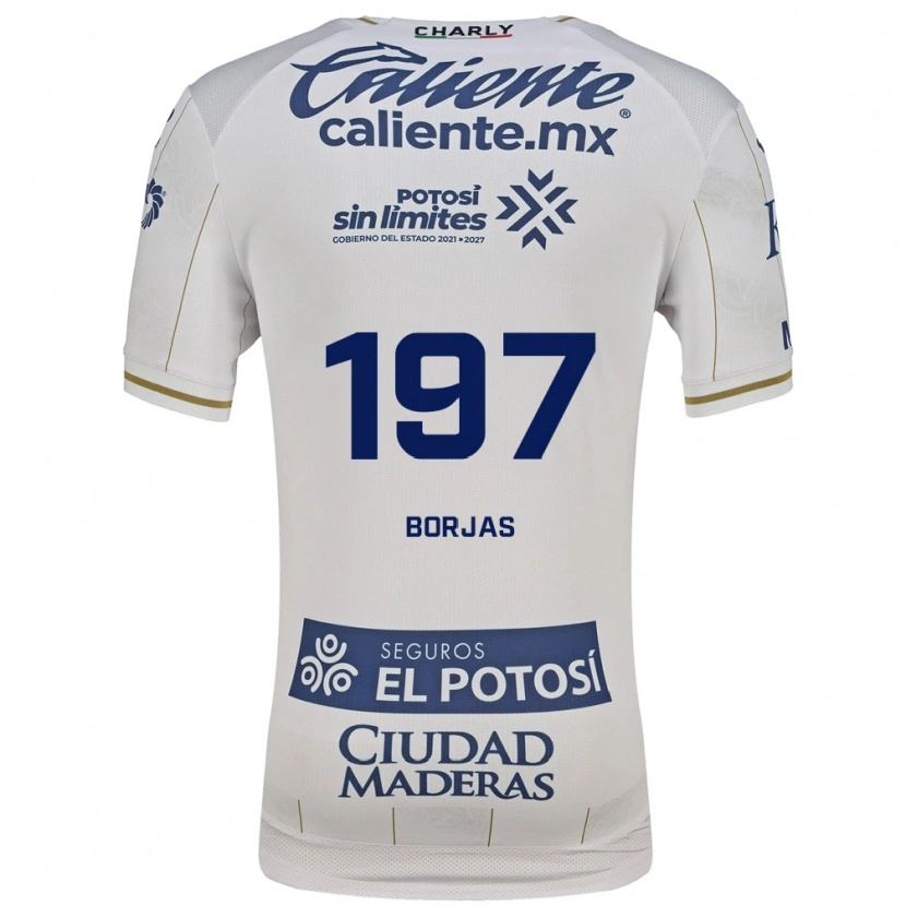 Danxen Kinder Jesús Borjas #197 Weiß Blau Auswärtstrikot Trikot 2026/27 T-Shirt Österreich