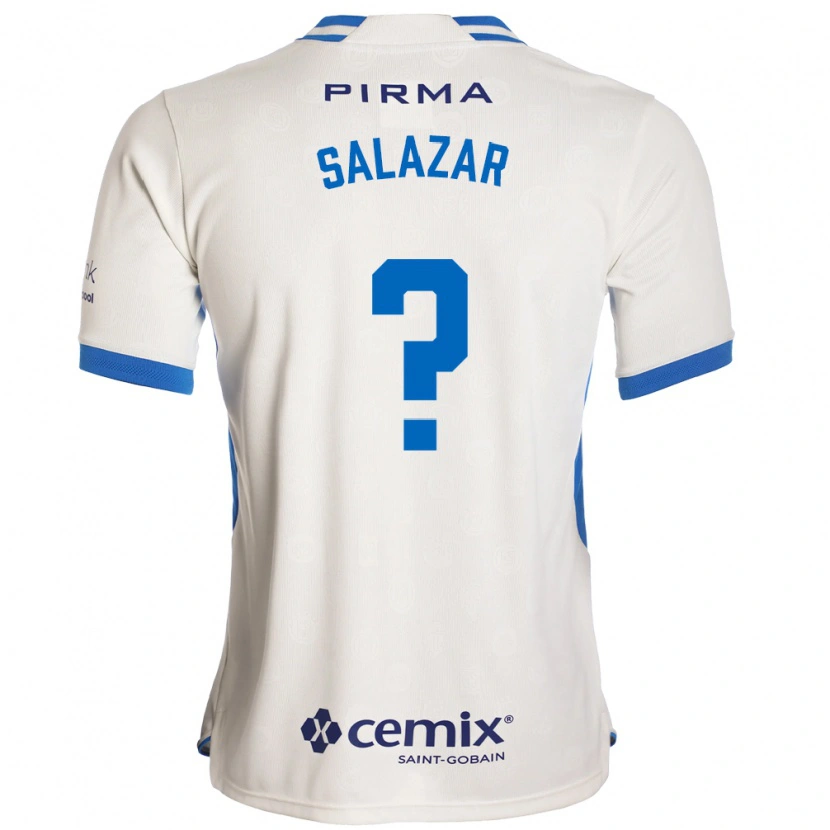 Danxen Kinder Fernando Salazar #0 Weiß Blau Rot Auswärtstrikot Trikot 2026/27 T-Shirt Österreich