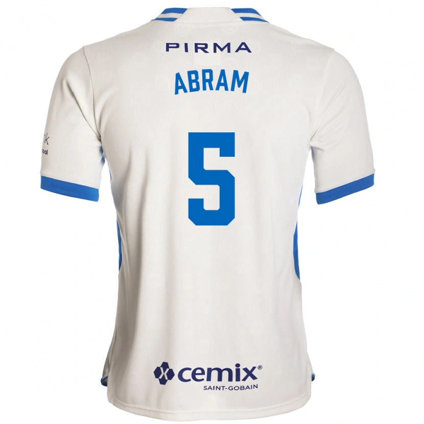 Danxen Kinder Luis Abram #5 Weiß Blau Rot Auswärtstrikot Trikot 2026/27 T-Shirt Österreich