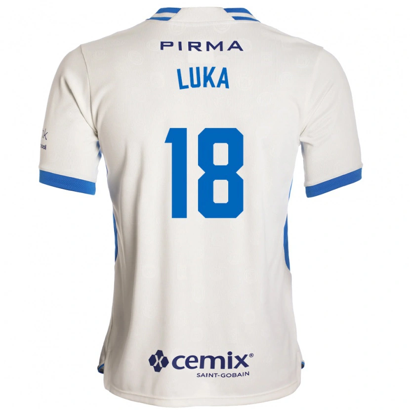 Danxen Kinder Luka Romero #18 Weiß Blau Rot Auswärtstrikot Trikot 2026/27 T-Shirt Österreich