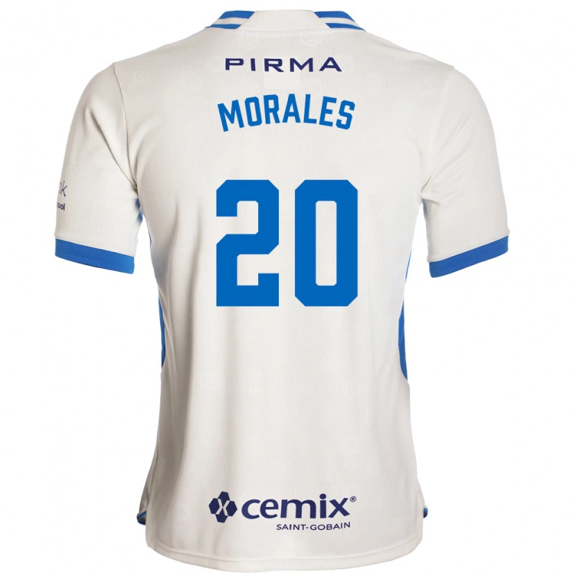Danxen Kinder Ivan Morales #20 Weiß Blau Rot Auswärtstrikot Trikot 2026/27 T-Shirt Österreich