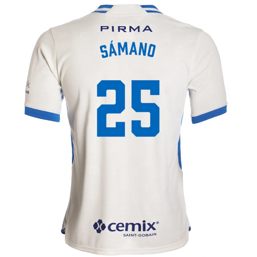 Danxen Kinder Fernando Sámano #25 Weiß Blau Rot Auswärtstrikot Trikot 2026/27 T-Shirt Österreich