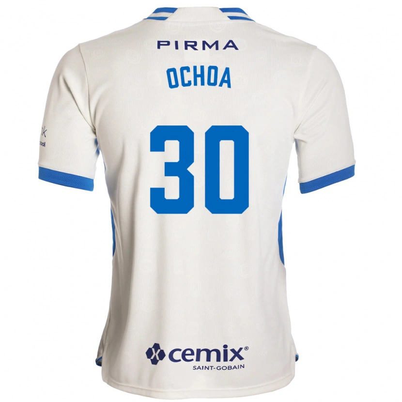 Danxen Kinder Emmanuel Ochoa #30 Weiß Blau Rot Auswärtstrikot Trikot 2026/27 T-Shirt Österreich