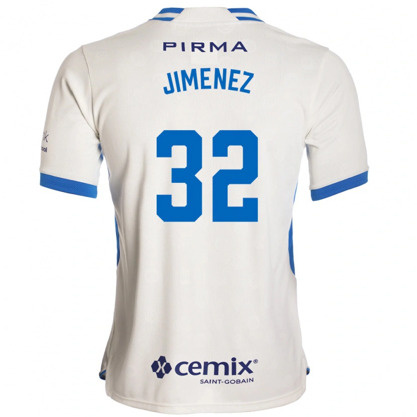 Danxen Kinder Cristian Jiménez #32 Weiß Blau Rot Auswärtstrikot Trikot 2026/27 T-Shirt Österreich