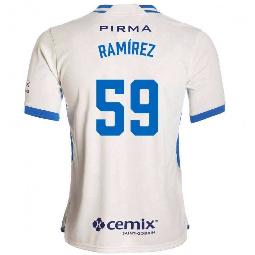 Danxen Kinder Diego Ramírez #59 Weiß Blau Rot Auswärtstrikot Trikot 2026/27 T-Shirt Österreich