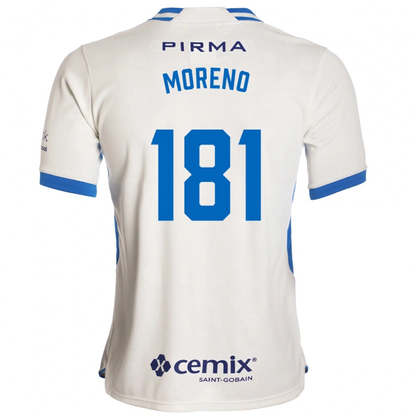 Danxen Kinder Roberto Moreno #181 Weiß Blau Rot Auswärtstrikot Trikot 2026/27 T-Shirt Österreich