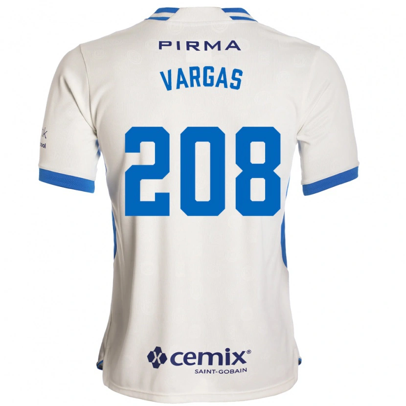 Danxen Kinder Santiago Vargas #208 Weiß Blau Rot Auswärtstrikot Trikot 2026/27 T-Shirt Österreich