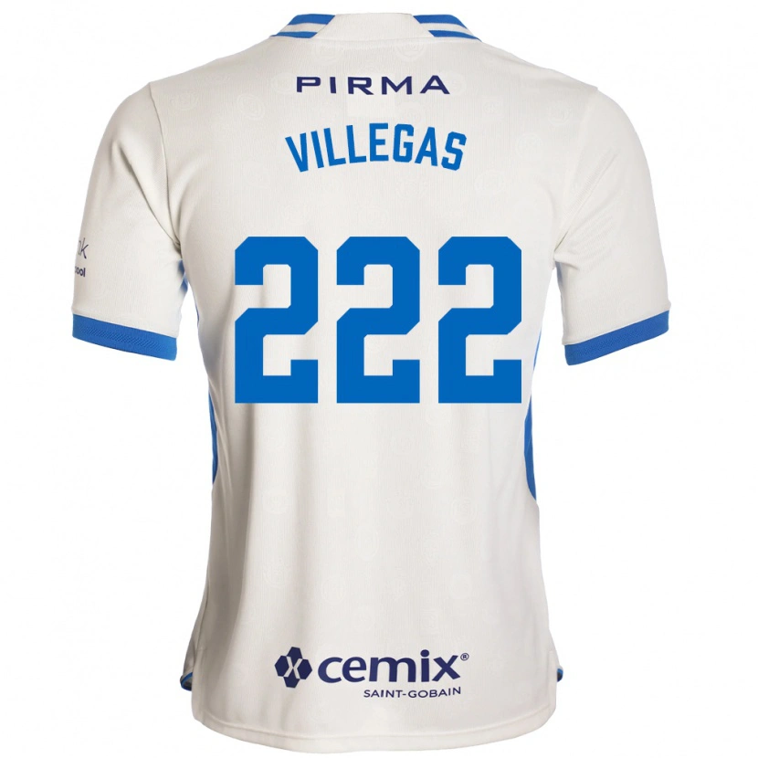 Danxen Kinder Eric Villegas #222 Weiß Blau Rot Auswärtstrikot Trikot 2026/27 T-Shirt Österreich