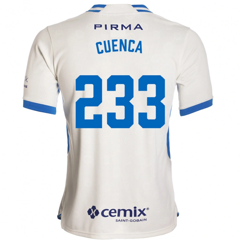 Danxen Kinder Yazziel Cuenca #233 Weiß Blau Rot Auswärtstrikot Trikot 2026/27 T-Shirt Österreich
