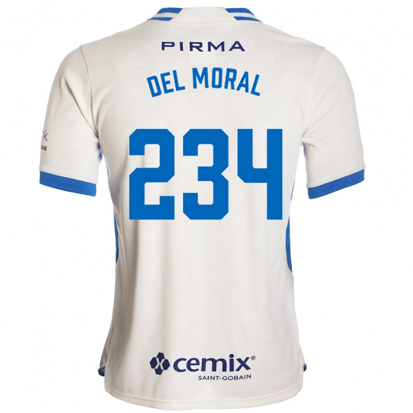 Danxen Kinder Matías Del Moral #234 Weiß Blau Rot Auswärtstrikot Trikot 2026/27 T-Shirt Österreich
