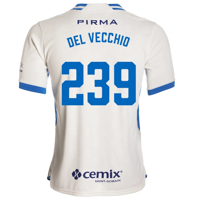 Danxen Kinder Michael Del Vecchio #239 Weiß Blau Rot Auswärtstrikot Trikot 2026/27 T-Shirt Österreich