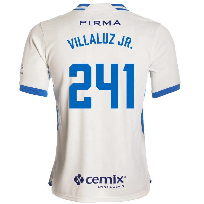 Danxen Kinder César Villaluz Jr. #241 Weiß Blau Rot Auswärtstrikot Trikot 2026/27 T-Shirt Österreich