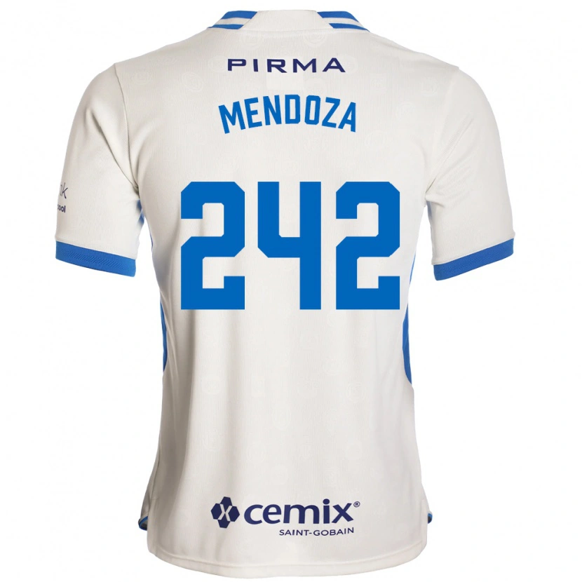 Danxen Kinder Giovani Mendoza #242 Weiß Blau Rot Auswärtstrikot Trikot 2026/27 T-Shirt Österreich
