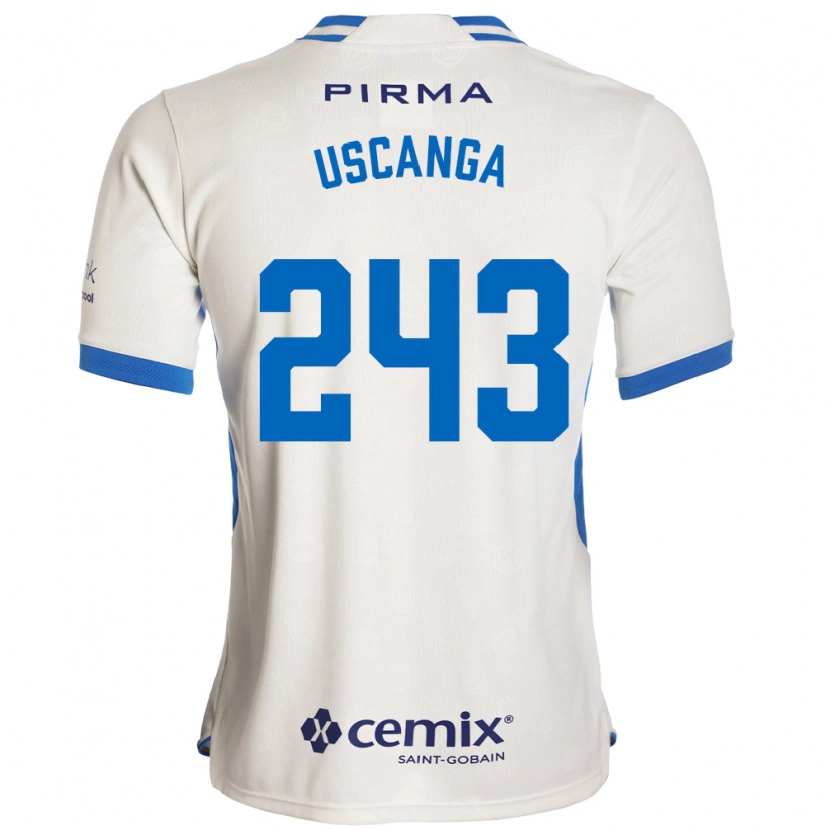 Danxen Kinder Rubén Uscanga #243 Weiß Blau Rot Auswärtstrikot Trikot 2026/27 T-Shirt Österreich