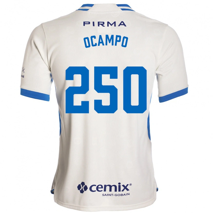 Danxen Kinder Diego Ocampo #250 Weiß Blau Rot Auswärtstrikot Trikot 2026/27 T-Shirt Österreich
