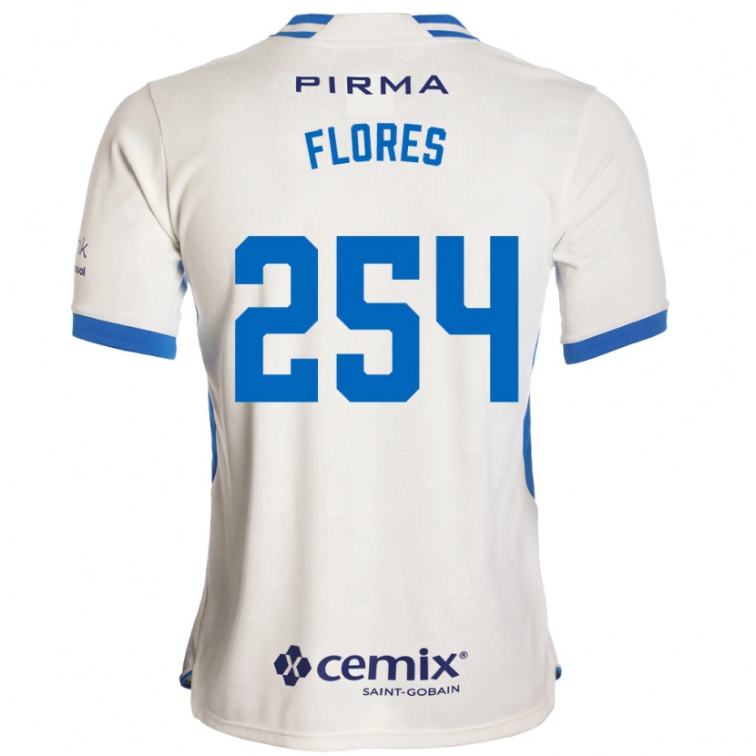 Danxen Kinder Derek Flores #254 Weiß Blau Rot Auswärtstrikot Trikot 2026/27 T-Shirt Österreich