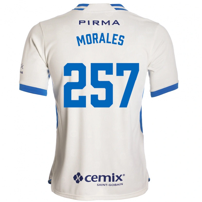 Danxen Kinder Diego Morales #257 Weiß Blau Rot Auswärtstrikot Trikot 2026/27 T-Shirt Österreich