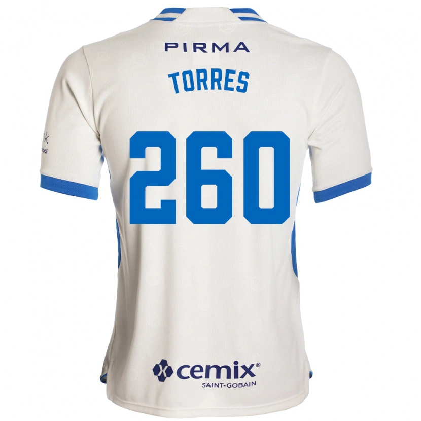 Danxen Kinder Raúl Torres #260 Weiß Blau Rot Auswärtstrikot Trikot 2026/27 T-Shirt Österreich