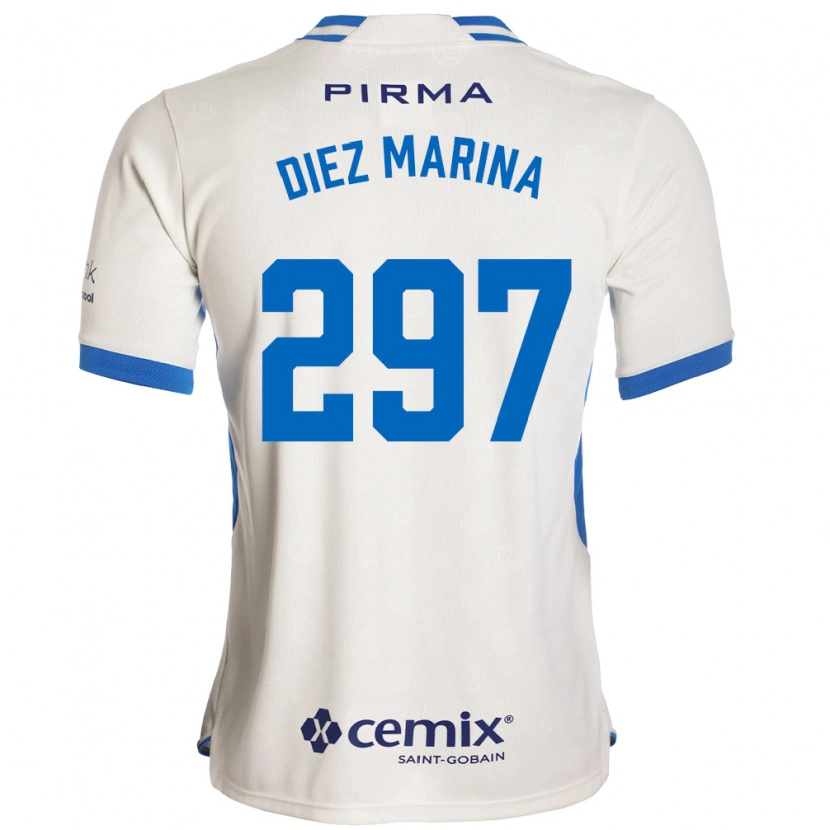 Danxen Kinder Edgar Diez Marina #297 Weiß Blau Rot Auswärtstrikot Trikot 2026/27 T-Shirt Österreich
