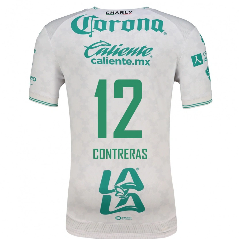 Danxen Kinder Karol Contreras #12 Hellgrün Weiß Auswärtstrikot Trikot 2026/27 T-Shirt Österreich