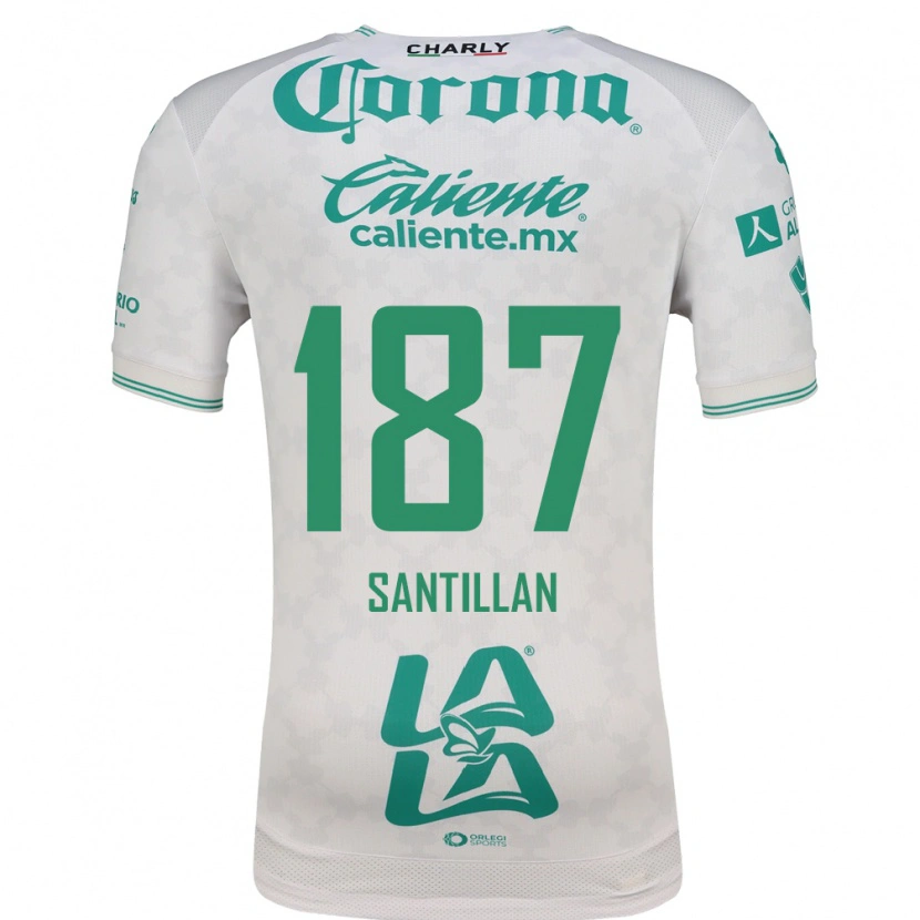 Danxen Kinder Emilio Santillán #187 Hellgrün Weiß Auswärtstrikot Trikot 2026/27 T-Shirt Österreich