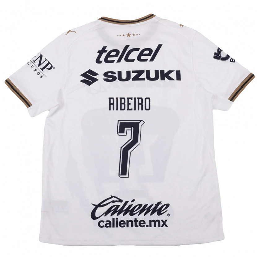 Danxen Kinder Stephanie Ribeiro #7 Weiß Schwarz Braun Auswärtstrikot Trikot 2026/27 T-Shirt Österreich