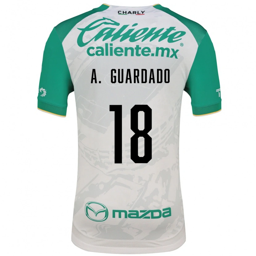 Danxen Kinder Andres Guardado #18 Hellgrün Weiß Auswärtstrikot Trikot 2026/27 T-Shirt Österreich