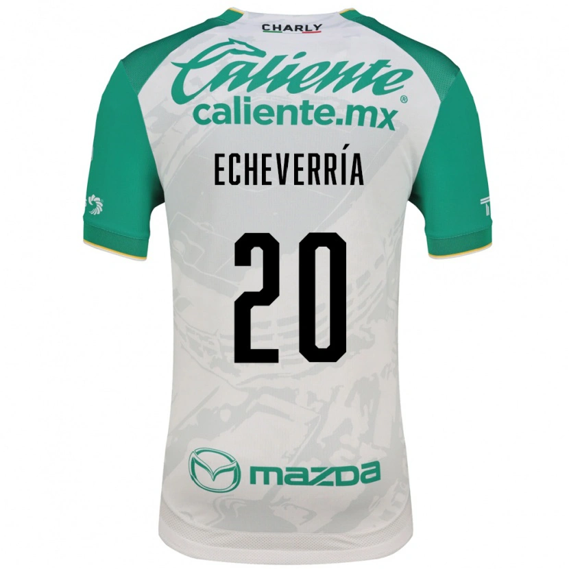 Danxen Kinder Rodrigo Echeverría #20 Hellgrün Weiß Auswärtstrikot Trikot 2026/27 T-Shirt Österreich