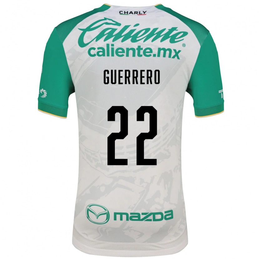 Danxen Kinder África Guerrero #22 Hellgrün Weiß Auswärtstrikot Trikot 2026/27 T-Shirt Österreich