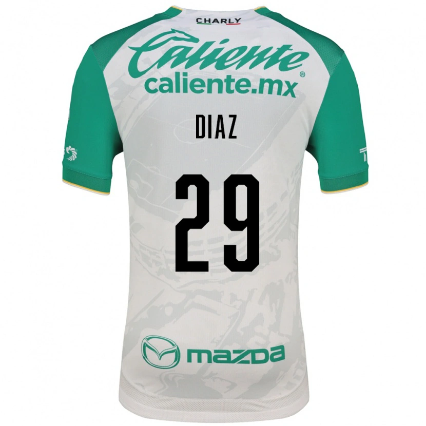 Danxen Kinder Kenia Díaz #29 Hellgrün Weiß Auswärtstrikot Trikot 2026/27 T-Shirt Österreich