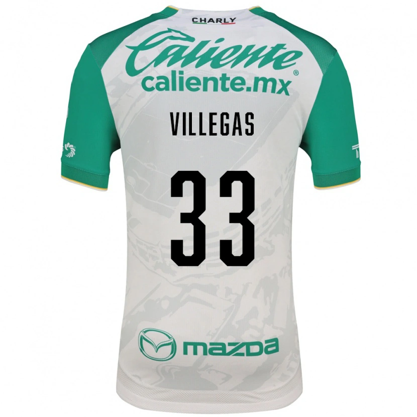 Danxen Kinder Abraham Villegas #33 Hellgrün Weiß Auswärtstrikot Trikot 2026/27 T-Shirt Österreich