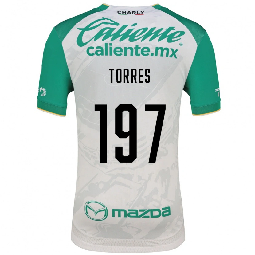 Danxen Kinder Erick Torres #197 Hellgrün Weiß Auswärtstrikot Trikot 2026/27 T-Shirt Österreich