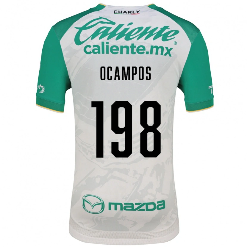 Danxen Kinder Omar Ocampos #198 Hellgrün Weiß Auswärtstrikot Trikot 2026/27 T-Shirt Österreich