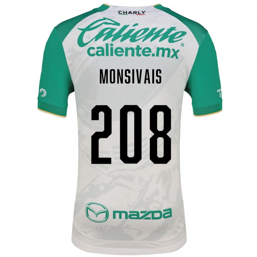 Danxen Kinder Daniel Monsivaís #208 Hellgrün Weiß Auswärtstrikot Trikot 2026/27 T-Shirt Österreich