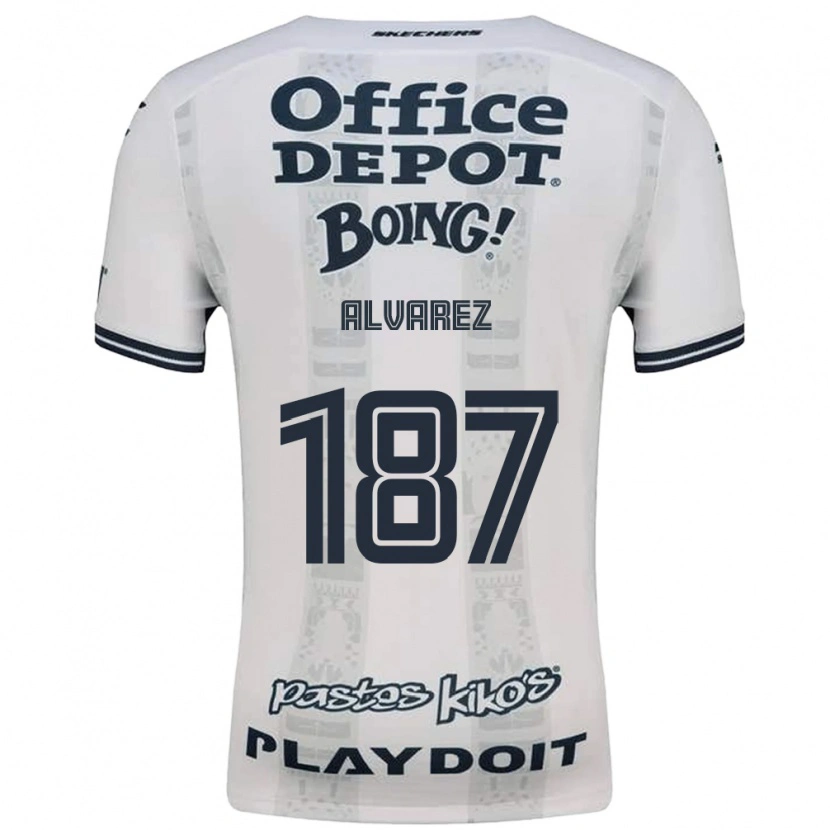 Danxen Kinder Gael Álvarez #187 Rot Weiß Schwarz Auswärtstrikot Trikot 2026/27 T-Shirt Österreich